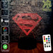 Superman Logo 3D LED Night Light 7 Colours + Remote Control - KustomboxNight Lights & Ambient LightingKustomboxStandard Size