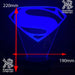 SUPERMAN LOGO DC COMICS 3D LED Night Light 7 Colours + Remote Control - Kustombox dc comics