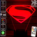 SUPERMAN LOGO DC COMICS 3D LED Night Light 7 Colours + Remote Control - Kustombox dc comics
