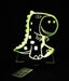 T Rex Dinosaur Personalised Name - 3D LED Night Light 7 Colours + Remote Control - Kustombox
