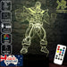 Thanos Avengers - 3D LED Night Light 7 Colours + Remote Control - Kustombox