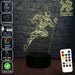 The Flash DC Comics - 3D LED Night Light 7 Colours + Remote Control - Kustombox