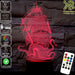 The Kraken Ship Giant Squid 3D LED Night Light 7 Colours + Remote Control - Kustombox
