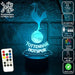 TOTTENHAM SPURS Football Club LED Night Light 7 Colours + Remote Control - Kustombox EFC SOCCER