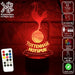 TOTTENHAM SPURS Football Club LED Night Light 7 Colours + Remote Control - Kustombox EFC SOCCER