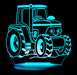 Tractor Personalised Name - 3D LED Night Light 7 Colours + Remote Control - Kustombox