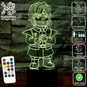 Tyrion Lannister Game of Thrones - 3D LED Night Light 7 Colours + Remote Control - Kustombox