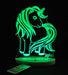 Unicorn Pony Personalised Name - 3D LED Night Light 7 Colours + Remote Control - Kustombox