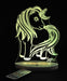 Unicorn Pony Personalised Name - 3D LED Night Light 7 Colours + Remote Control - Kustombox