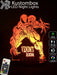 Venom Personalised Name - 3D LED Night Light 7 Colours + Remote Control - Kustombox