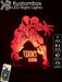 Venom Personalised Name - 3D LED Night Light 7 Colours + Remote Control - Kustombox