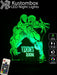 Venom Personalised Name - 3D LED Night Light 7 Colours + Remote Control - Kustombox