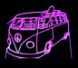 VW Kombi 60's Classic volkswagon LED Night Light 7 Colours + Remote Control - Kustombox