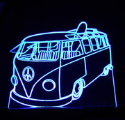VW Kombi 60's Classic volkswagon LED Night Light 7 Colours + Remote Control - Kustombox