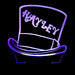 Willy Wonka Personalised Name - 3D LED Night Light 7 Colours + Remote Control - Kustombox