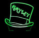 Willy Wonka Personalised Name - 3D LED Night Light 7 Colours + Remote Control - Kustombox