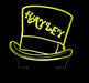 Willy Wonka Personalised Name - 3D LED Night Light 7 Colours + Remote Control - Kustombox